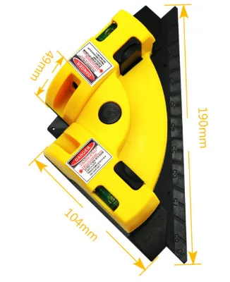 Laser level meter infrared level meter 90 degree laser right angle meter marking meter can be fine-tuned