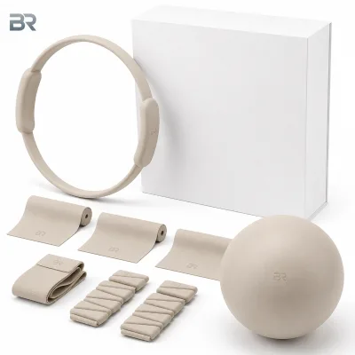 Hot Selling Home Gym Pilates Set with Non Slip Mat Pilates Ring Ankle Weights for Full Body Core Workout