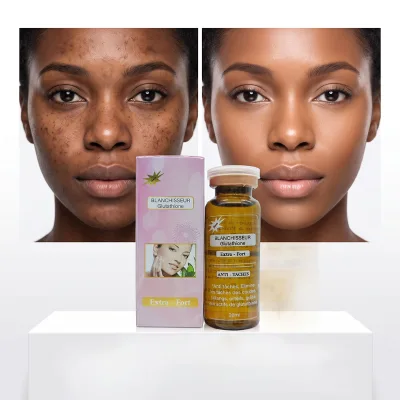 Extra Strong Glutathione Whitening Serum 20ml, Fruit Acid Dark Spot Remover for Elbows, Knuckles & Toes, Skin Brightening