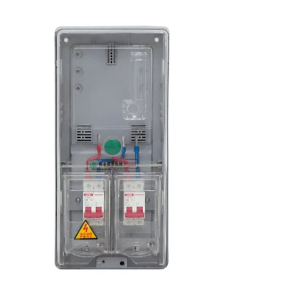 Single Phase Meter Enclosure Cable Outdoor Electric Meter Box Plastic Box for Electronic Device