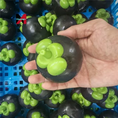 Mangosteen Building Block Crunchy Sound Decompress Squeeze Custom Handball Stress Cross Plastic Crafts