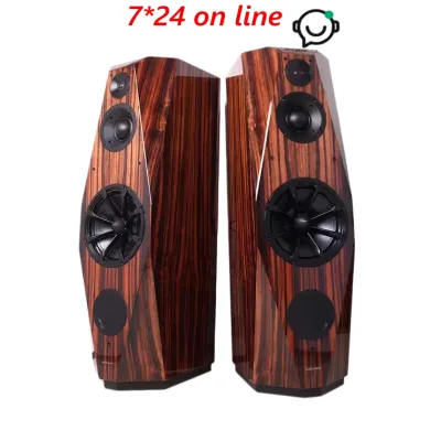 AB-13 12" Audiophile Floor Speakers Authentic Scan-Speak Tweeters & UK Volt Octopus Bass, HiFi Passive Tower