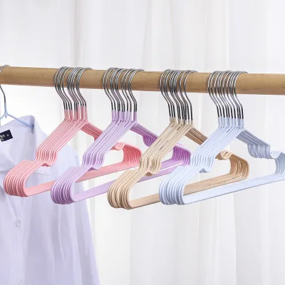 Multifunctional Children's Clothes Hangers Household Nonslip Metal Hangers