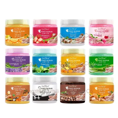 Foot Scrub Bath Salt with Vitamin C and Watermelon Fruit Fragrance Body Callus Removal Exfoliating Bath Salt