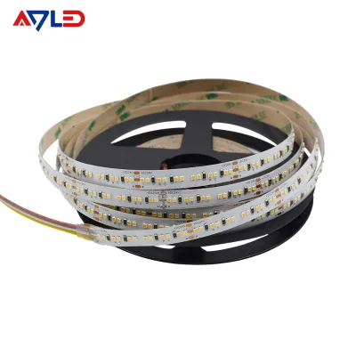 CCT Dual White 2700K to 6500K Dimmable 10mm 240leds/m 24v CCT Led Strip Light