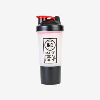 Protein Shaker Bottles with storage compartment