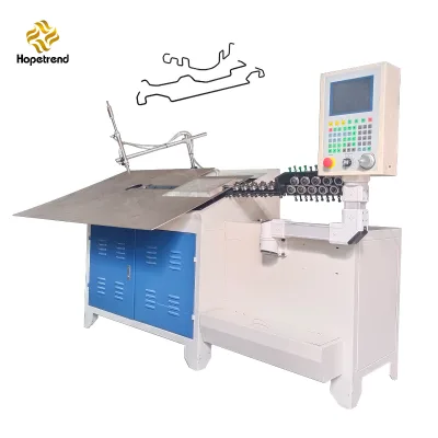 High Speed CNC PLC Stainless Steel Wire Hanger Making Machine Automatic 2D 3D Metal Wire Bending Clothes Hanger Forming Machine