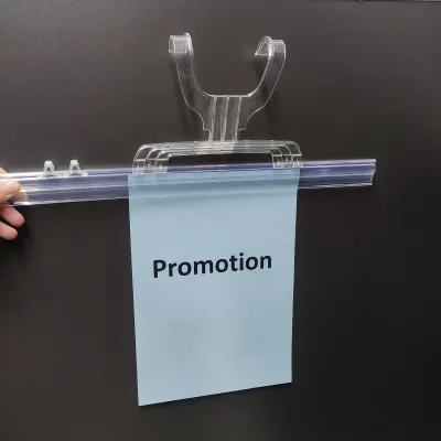 Plastic Poster Gripper Transparent Big Ceiling Magnetic Poster Profile Hanger Painting Frame X Clips Banner Holder Stand