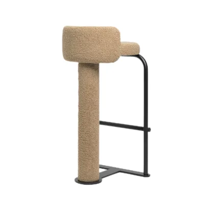 Mulligan Fox Modern Bar Chair High-End Custom Designer Stainless Steel Outdoor Furniture for Home Bar Nightclub Direct Factory