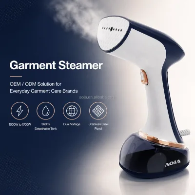 Household Handle Garment Steamer 1700W Dry Steam Shooting Function Continuous Steam Vertical Iron Stainless Steel Soleplate