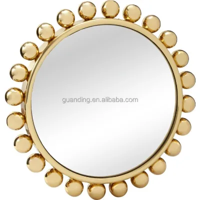 Flower Shape High Quality Modern Luxury Home Decor Wall Mirror Source Factory Direct Sale New Design Art Decor Mirror Wholesale