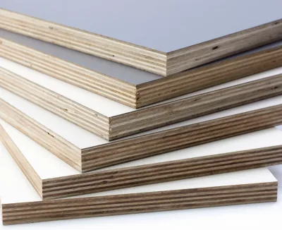 Modern Eco-Friendly Birch Melamine Plywood 9mm-20mm Eucalyptus Core Board for Furniture & Hotel Cabinets