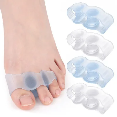 Hallux Valgus Toe Corrector TPR Three-hole Wearable Shoe Toe Separator Big Toe Spacer