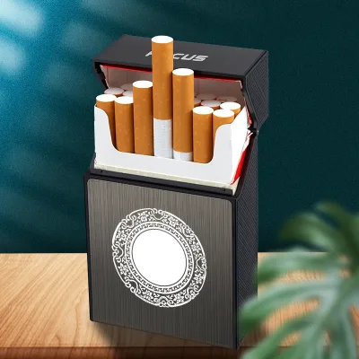 Compact Cigarette Storage Case for Men Travel Friendly Pocket Box