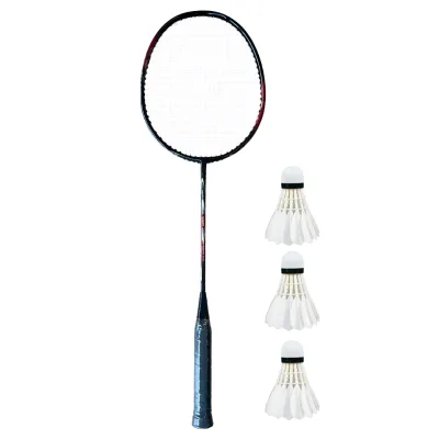 High Quality Wholesale Aluminum Frame Glass Fiber Rod Professional Badminton Bat Badminton Racket