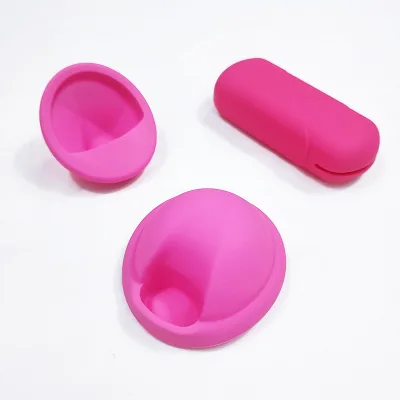 EU/US FDA Certified Medical Silicone Menstrual Disc -High Capacity Reusable Period Disc Portable Storage Box
