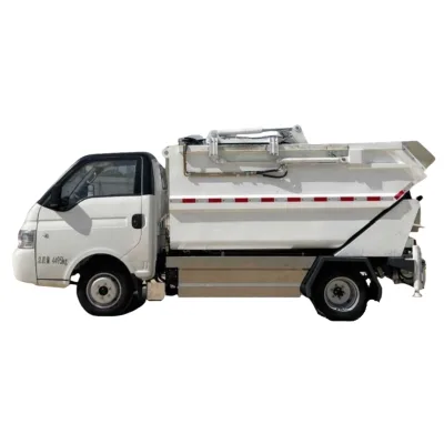 Green Efficiency Meets Durability Electric Self-Handling Garbage Truck with Long-Lasting Battery Rust-Resistant Body