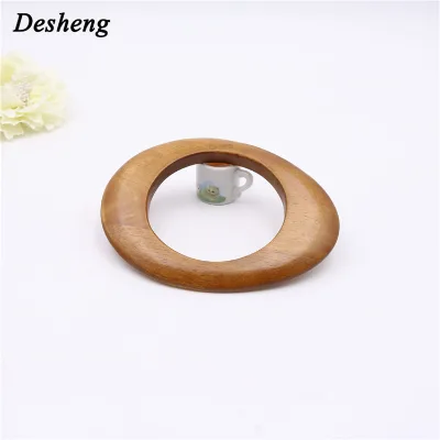 Wholesale Brown Women Handbag Handle for Handbag Wooden Frame Handles