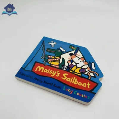 Custom Die Cut Book Full Color Interactive Educational Picture Hardcover Made Cardboard Books
