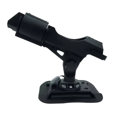 Hot Sale Plastic Black Fishing Rod Holder Detachable 360 Degree Rotation Marine Accessories