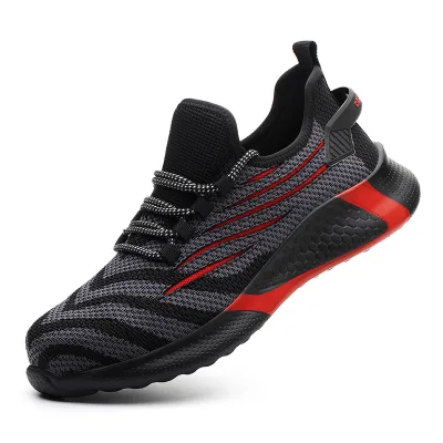 Light Weight Waterproof Breathable Steel Toe Anti-static Professional Safety Shoes for Women
