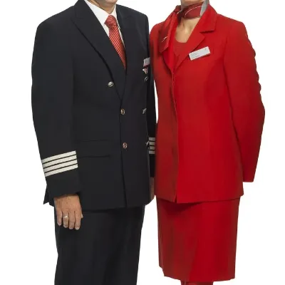 ODM Flight Airline Uniforms Attendant Work Wear Airline Elegant Women pilot Uniform Airline pilot Captain Uniform