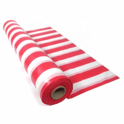 PE Plastic Dining Table Cover Tablecloth Table Cloth Factory Direct Disposable Handmade Customized Logo Square Modern Printed