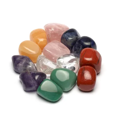 3-5cm Big Palm Stone Crystals Healing Stones Natural Crystal Tumble Rose Quartz Amethyst Lepidolite Tumble Stone