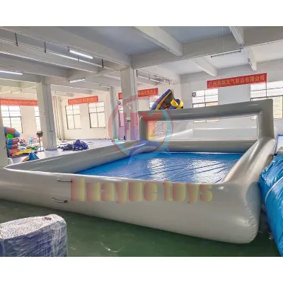 Commercial Inflatable Volleyball Court Inflatable Sport Field Easy Set-up Court for Inflatable Park Hot Sell Outdoor Activities