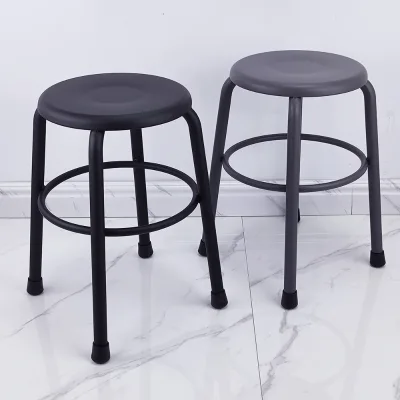 Anti-static Stainless Steel Industrial School Use Laboratory Stool Clean Room Four-legged Chairs Customizable Different Heights
