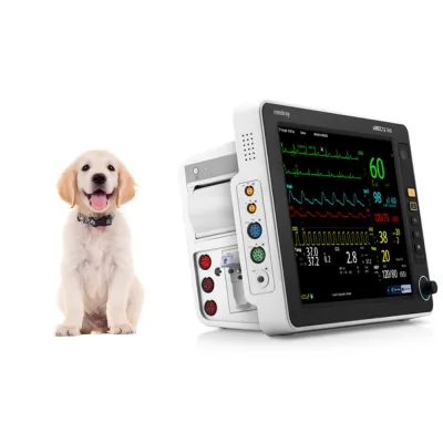 Mindray UMEC12 Vet Patient Monitor Veterinary Multi Parameter ECG SpO2 NIBP CO2 for Dog Cat Horse Livestock Clinic Hospital