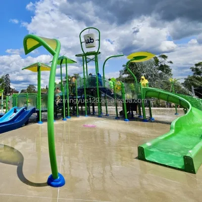 Outdoor Residential School Home Playground Water Play Equipment Splash Pad Park Design