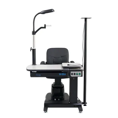 W-181A Comprehensive Phoropter Combination Table Optometry Chair Eyewear Store Equipment and Lifting Platform