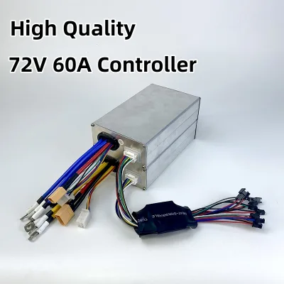 High Quality 8000W 10000W Dual Motor Electric Scooter Spare Part 72V 60A Sine Ware Controller Set with Optional TFT Screen