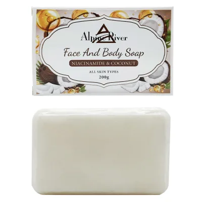 Niacinamide Soap,Coconut Soap,Skin Repair Soap,Organic Niacinamide Soap for Skin Barrier Repair and Hydration