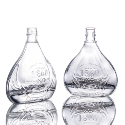 Thick Base Vodka Whiskey Brandy Bottle Alcohol Spirit for Sale