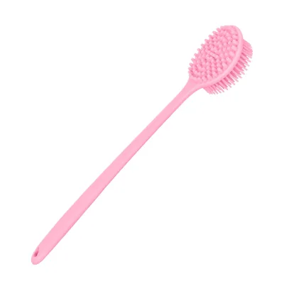 Customizable OEM Multifunctional Long Handle Silicone Bath Brush Massage for Bathroom