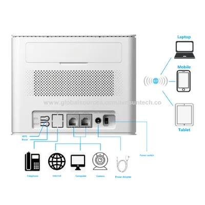 CAT4 4G cpe with single port, 802.11 b/g/n wifi 2.4G. with mimo