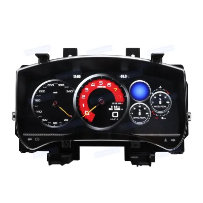 New Cleverscreen Nissan GTR R35 12" IPS Digital Instrument Cluster with Built-in GPS and Plug Play for 2009-2017 LCD Dashboard