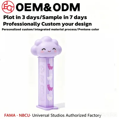 Customized 3D Cartoon Toy Custom Plastic Candy Dispenser Oem Candy Packs