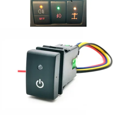 Plug and Play LED DRL Control Switch Modified Power Button Direct Installation for Suzuki Jimny 2010-2015 Dashboard Switch