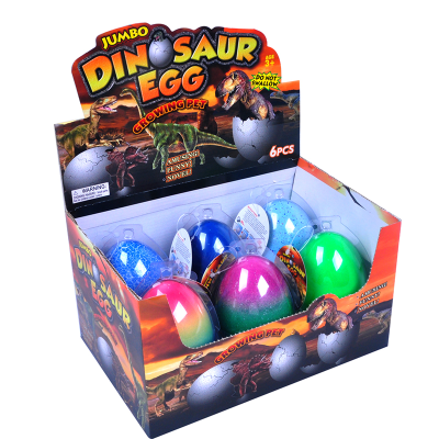 Dinosaur Eggs Toy Novelty Hatching Dinosaur Egg for Kids Big Size Pack  Colorful Points Pattern Grow Eggs