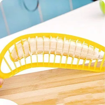 Wholesale Hot Sales Kitchen Soft Fruit Sausage Banana Chips Slicer Manual Food Chopper Banana Slicer Kitchen Tools