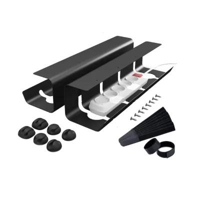 Under Desk Cable Management Tray Cable Tray Support Feet Wire Management Rack Set
