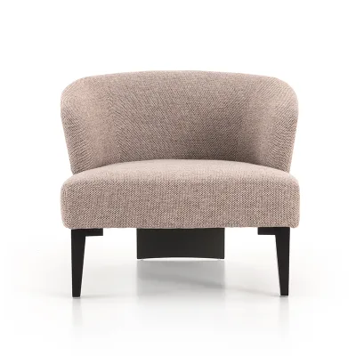 Italy Brand Modern Fabric Comfortable Single Leisure Chair Minimalism Accent Chair for Living Room