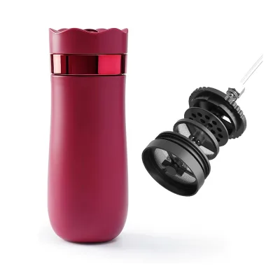 Wholesale New Launch Eco Friendly Travel French Press Double Wall 18/8 Travel Coffee French Press