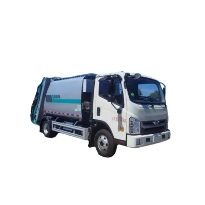 Foton 7 Cubic Compression Garbage Truck 6 Tons Garbage Truck Manufacturers Garbage Collection Transfer Vehicle