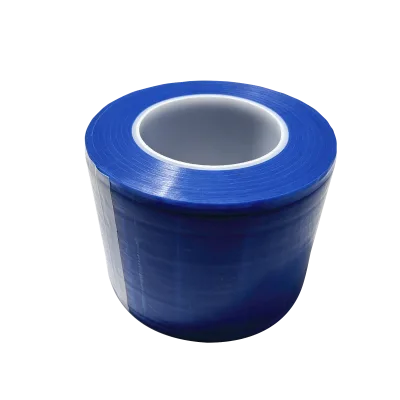 Medical Grade Adhesive Polyurethane Film Blue Dental Barrier Film Roll
