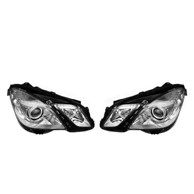Left Right Xenon HID Front Lamp Headlight for Mercedes Benz E Class W212 2009 2010 2011 2012 2128200939 2128201039 Fit LHD Car