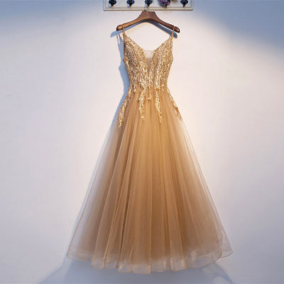 New Sweet Floor Length Lady Girl Gown Women Princess Bridesmaid Banquet Party Ball Prom Dresses